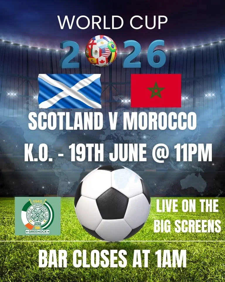 Scotland v Morocco Live on the big screens