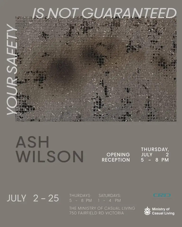 "Your Safety is Not Guaranteed": A Solo Exhibition by Ash Wilson
