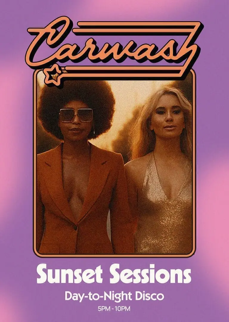 Carwash Daytime Disco - Sunset Sessions (5PM-10PM) - Disco, Funk, Retro Vibes - 06 June at Core