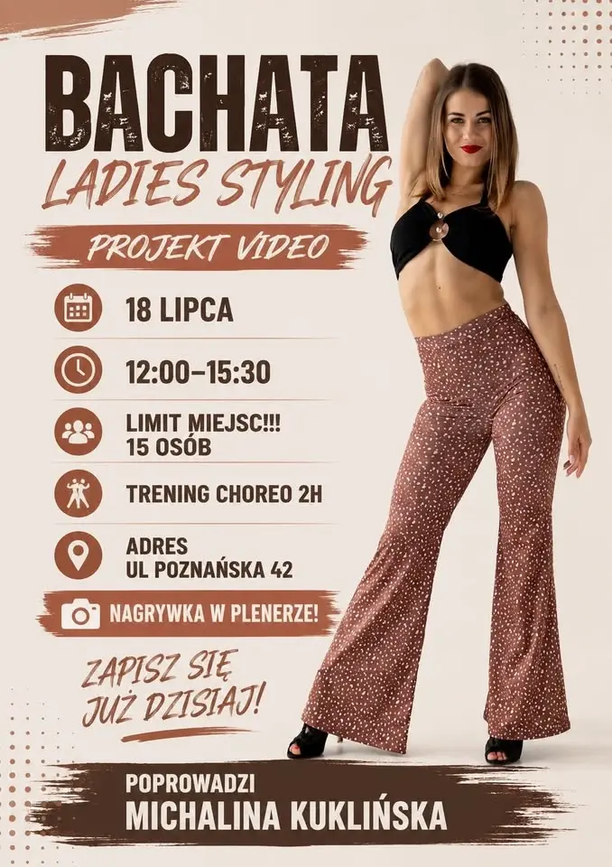 PROJEKT VIDEO z Miśką 🎥✨ Bachata Ladies Styling 🌸