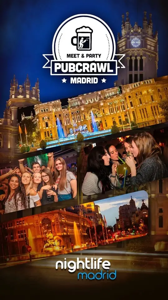 Meet & Party: Saturday Night Pubcrawl – The Ultimate Party Experience in Madrid!