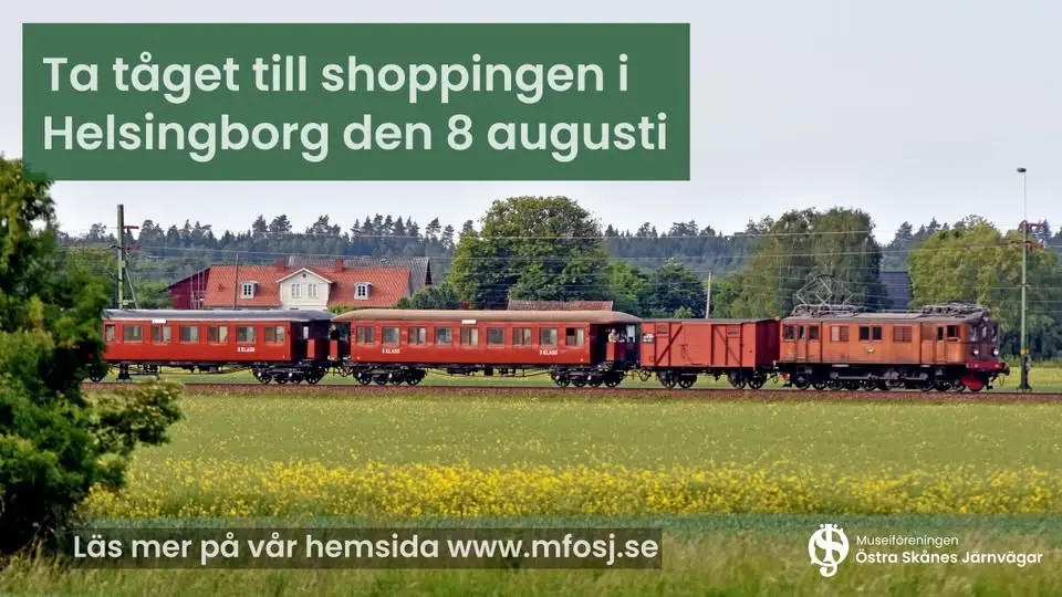 Ta tåget till Helsingborg och shoppingen! 