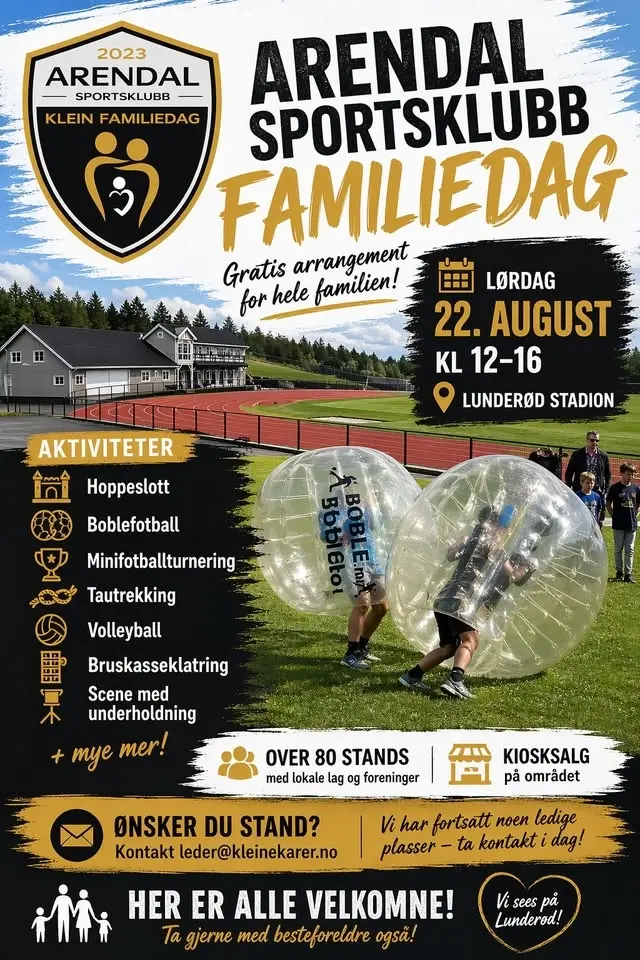 Familiedag Arendal Sportsklubb 