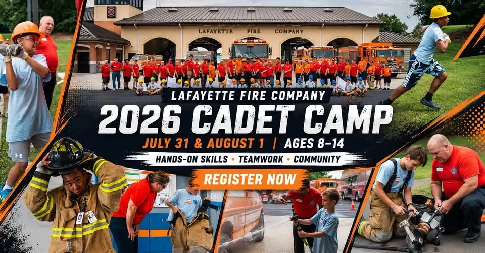 Cadet Camp at Lafayette Fire Company 