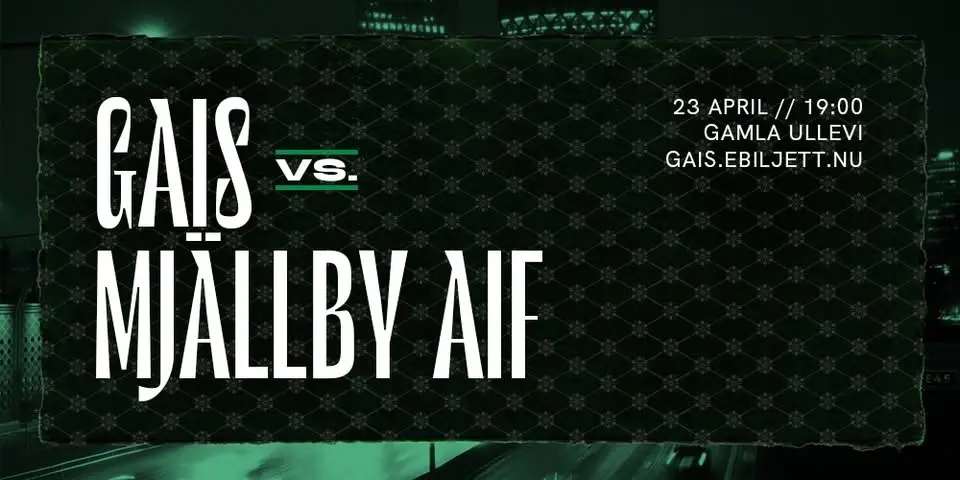 GAIS - Mjällby AIF i Allsvenskan