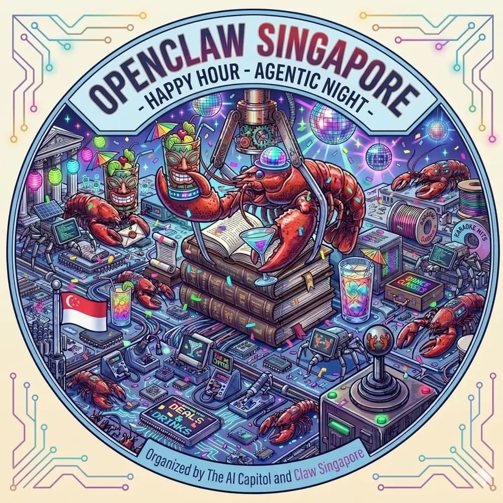 OpenClaw Singapore Happy Hours - Agentic Night