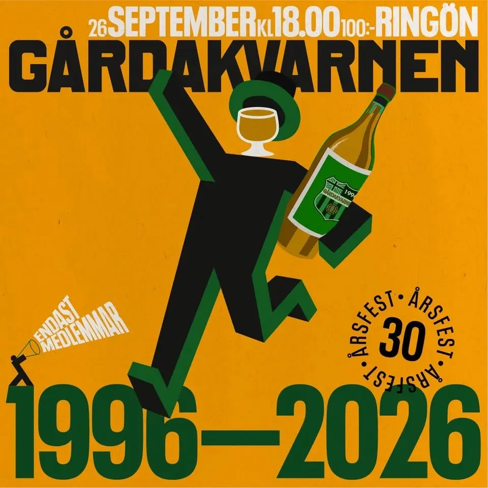 GÅRDAKVARNEN 30-ÅRSFEST