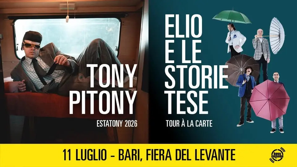 TONY PITONY | Bari 2026