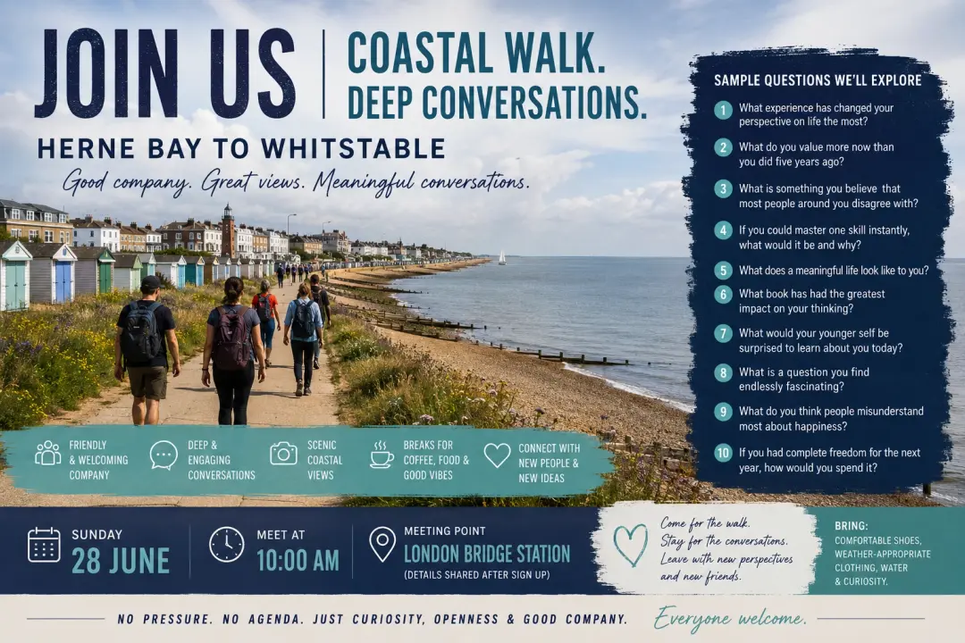 Herne Bay to Whitstable- free walk