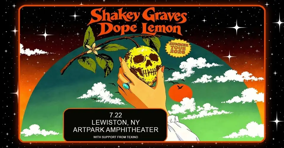 Shakey Graves & Dope Lemon at Artpark Ampitheater (Lewiston, NY)