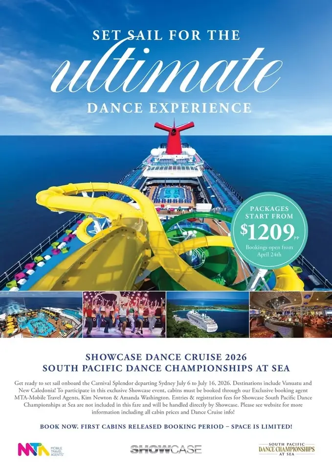 Dance Cruise July 6 to 16,  2026 