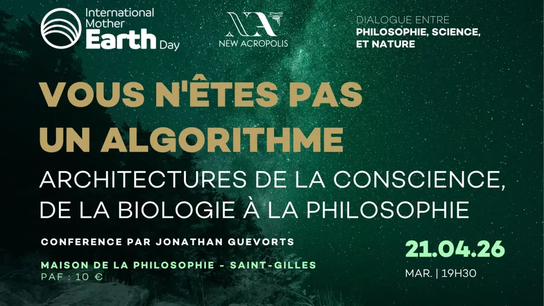 Vous n'êtes pas un algorithme - conférence philo