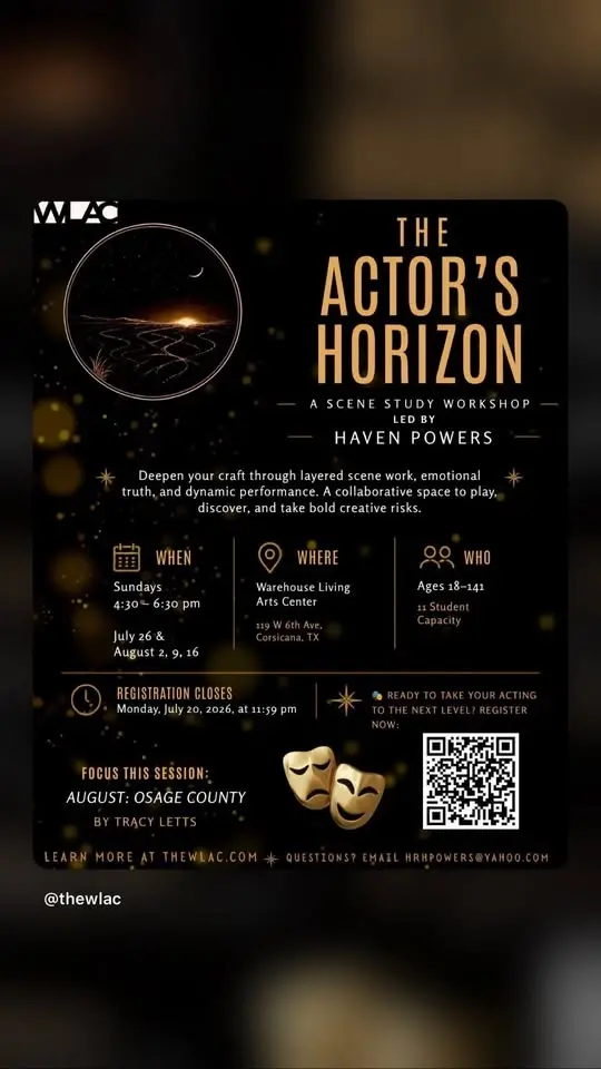  The Actor's Horizon: A Scene Study Workshop 🎭