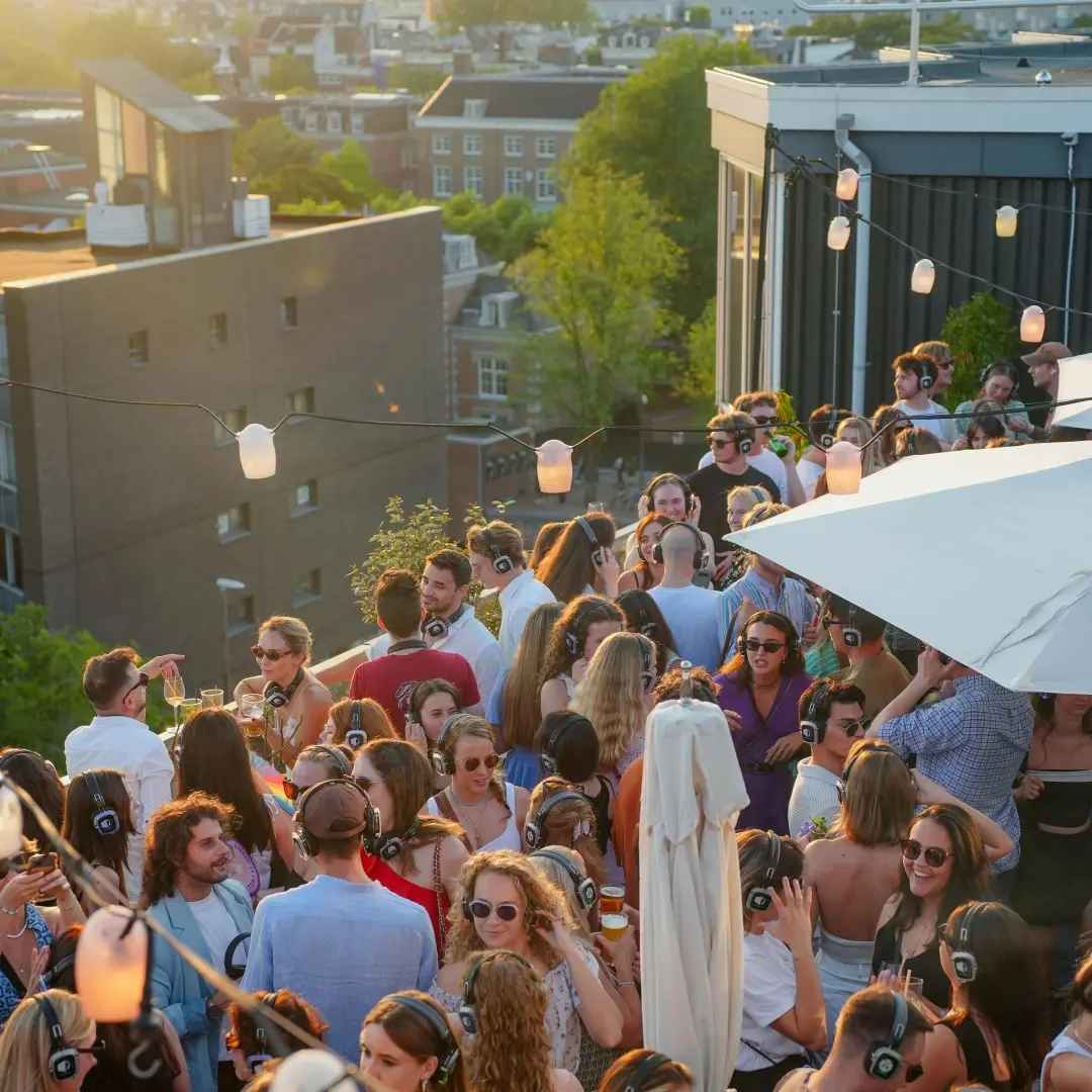 Rooftop Silent Disco Party