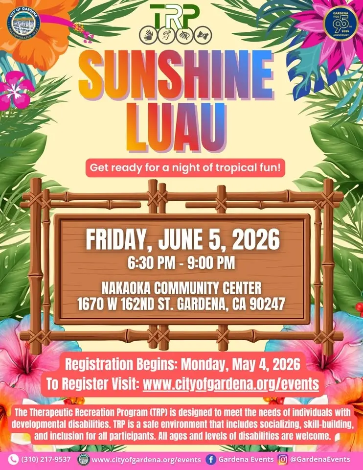 Therapeutic Recreation Program- Sunshine Luau