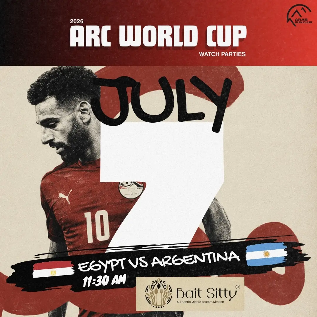 EGYPT vs ARGENTINA WATCH PARTY WITH ARAB RUN CLUB