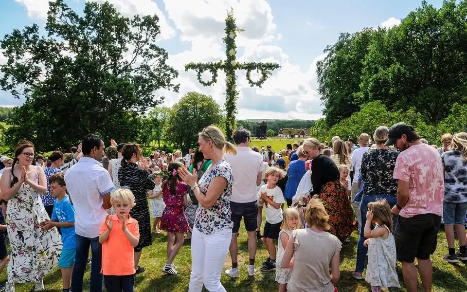 Midsommarfirande på Kulturens Östarp