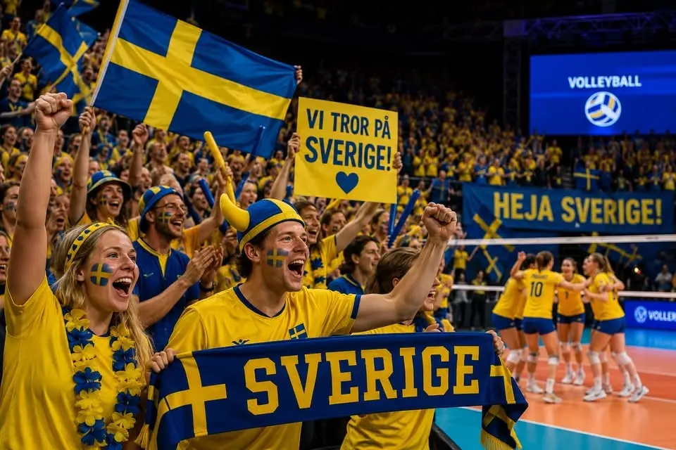 Gula Väggen till Volleyboll EM