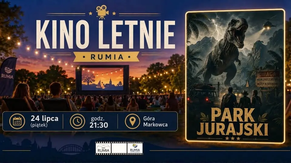KINO LETNIE W RUMI: „Park Jurajski” | 24 lipca
