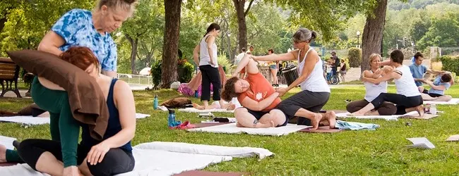 Thai Massage Class at Greenlake Park