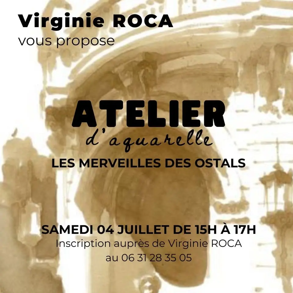 Atelier - Aquarelle : Les Ostals