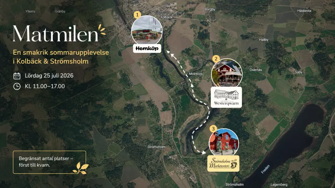 Matmilen – en upplevelse i Kolbäck & Strömsholm