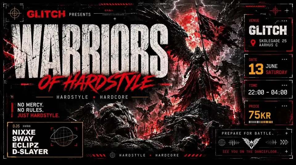 WARRIORS of Hardstyle - NIXXE, SWAY, ECLIPZ, D-SLAYER // @GLITCH
