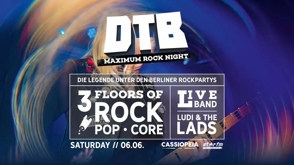 DTB Maximum Rocknight // Liveband: Ludi & The Lads // cassiopeia Berlin