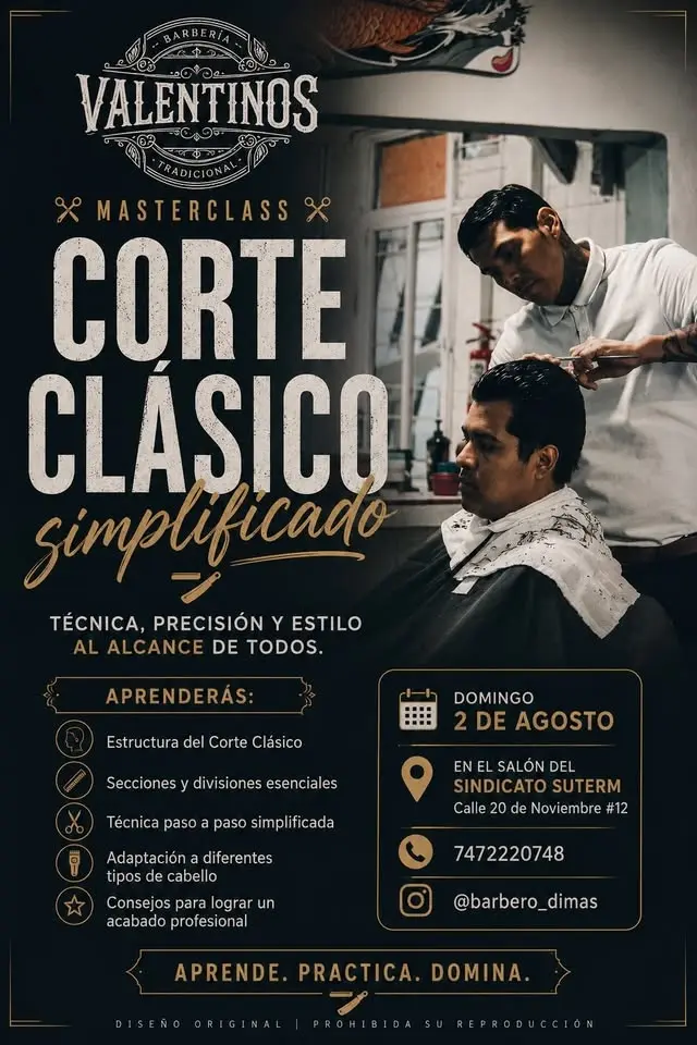 Masterclass  Corte clásico simplificado