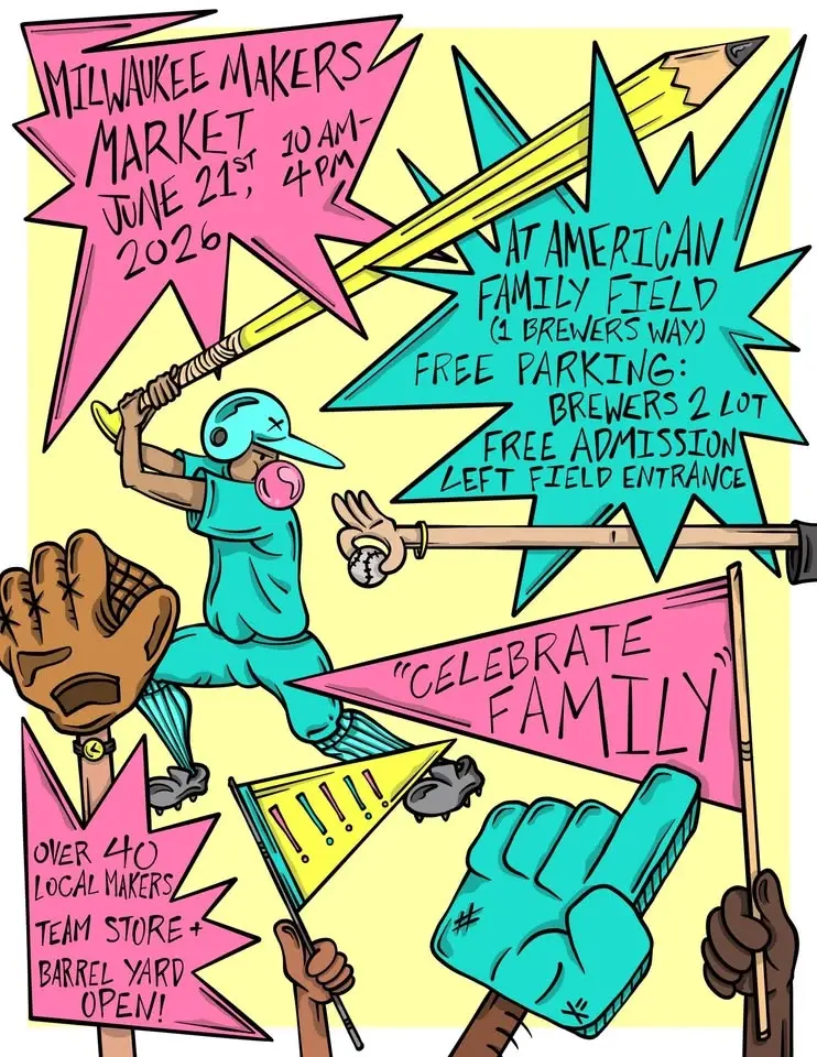 Milwaukee Makers Market "Celebrate Family" at Am Fam Field