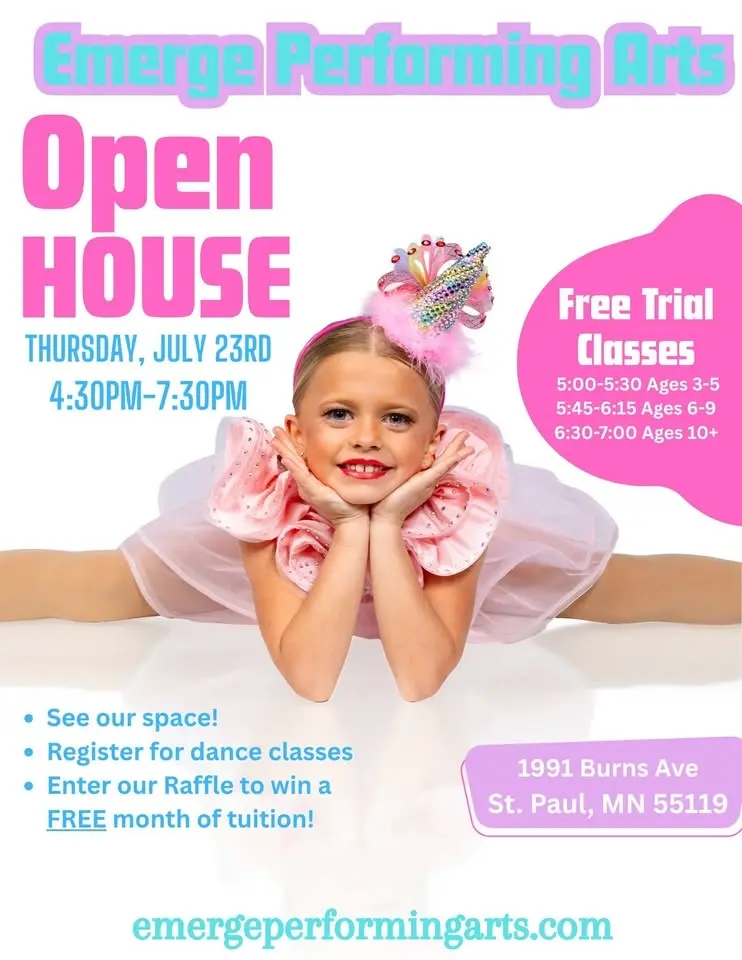 Emerge Performing Arts Open House! 