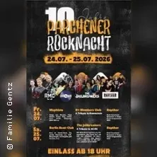 10. Parchener Rocknacht - Wochenendkarte
