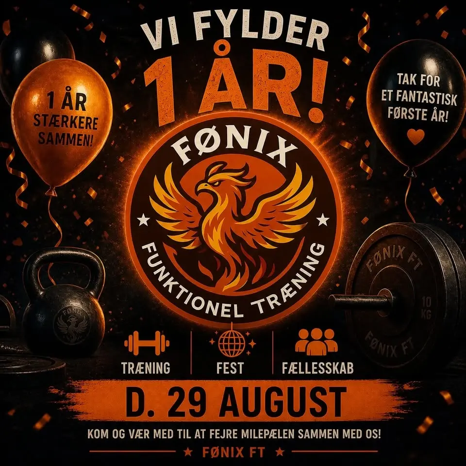 1 års fødselsdag hos Fønix FT!