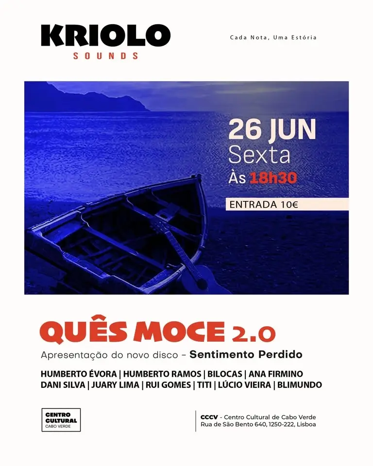QUÊS MOCE 2.0  |  Concerto intimista no "Kriolo Sounds - Cada Nota, Uma Estória"
