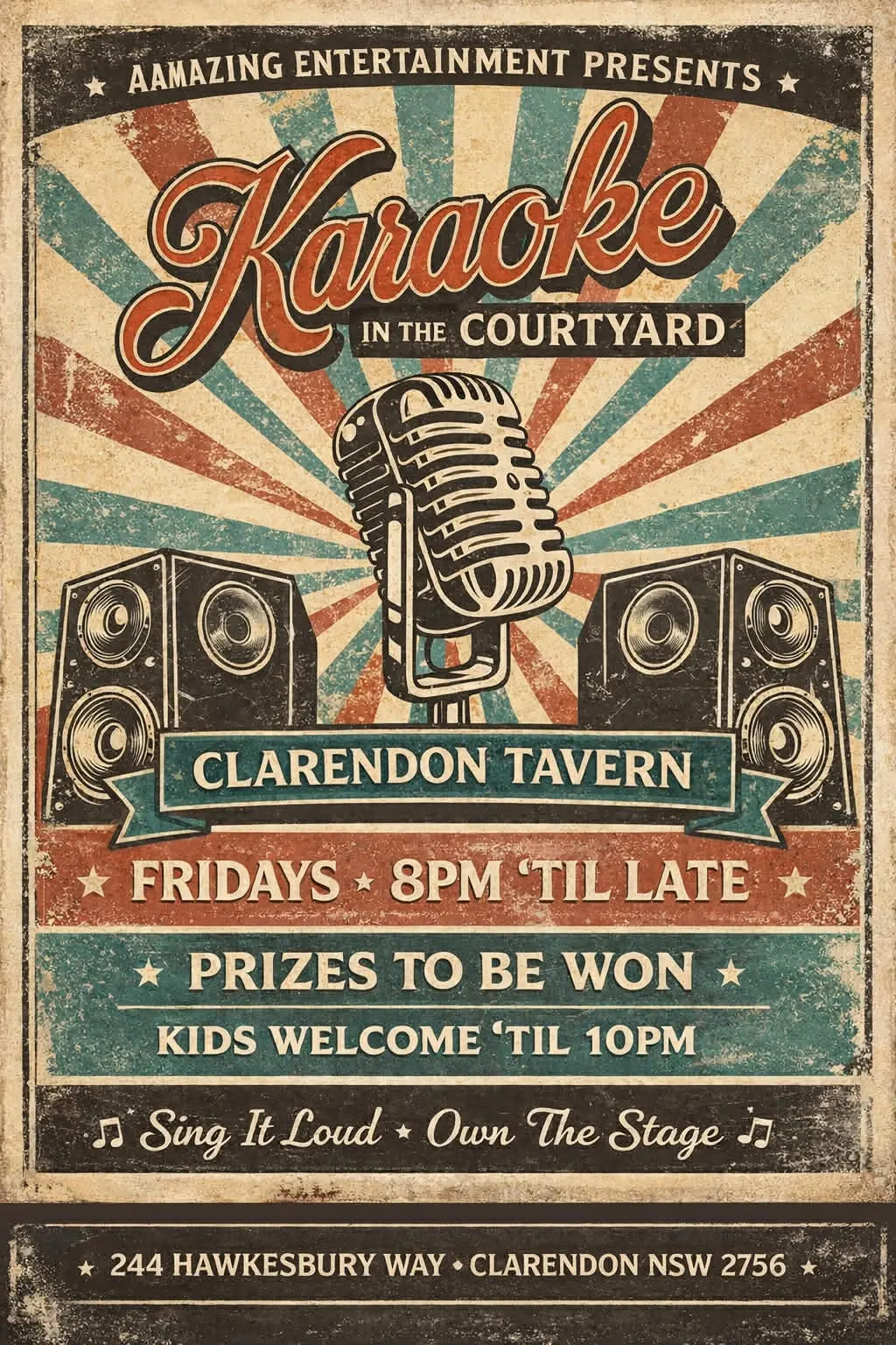 FRI Karaoke/DJ 8pm Clarendon Tav kids welcome till 10pm