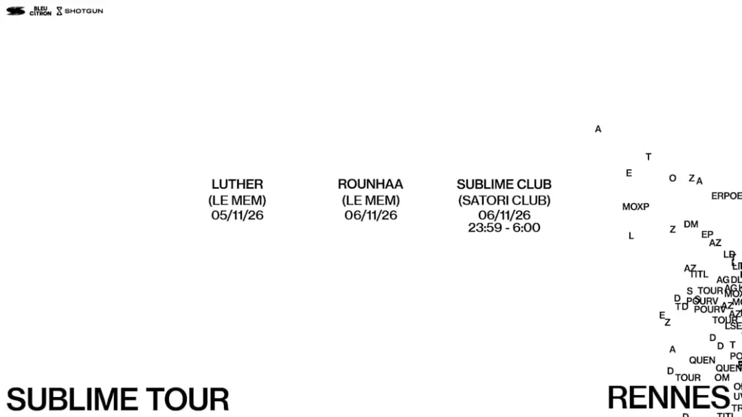 Sublime Tour - Rennes