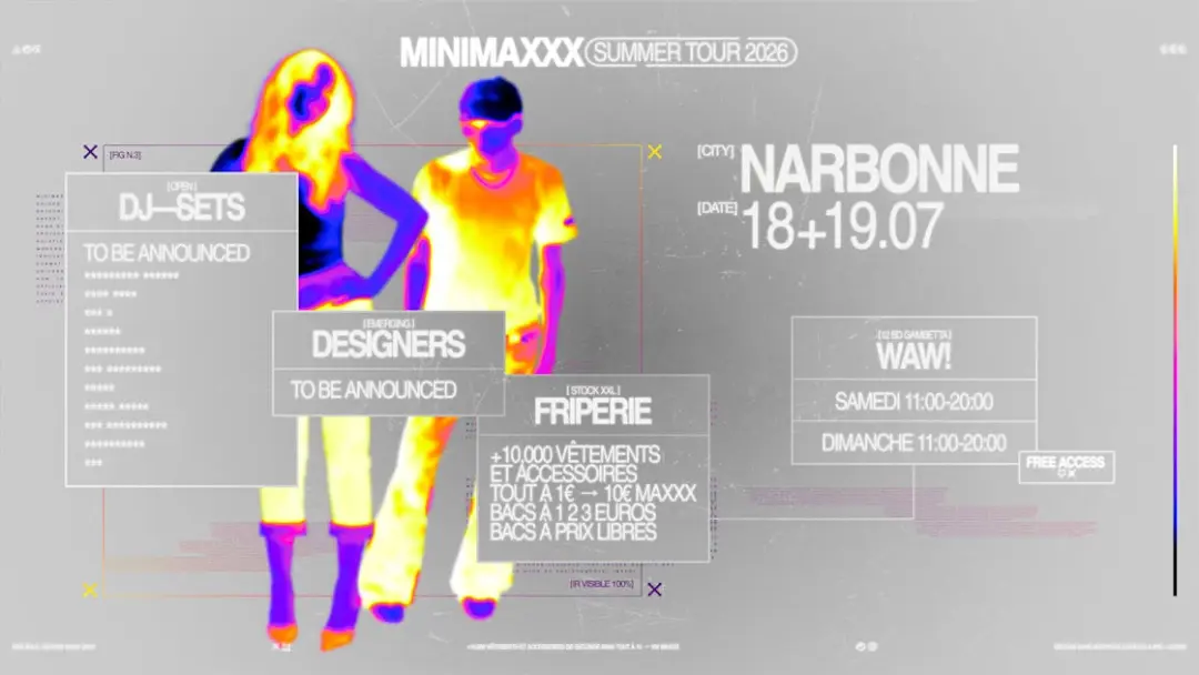[Narbonne] Friperie + Dj-Sets + Designers