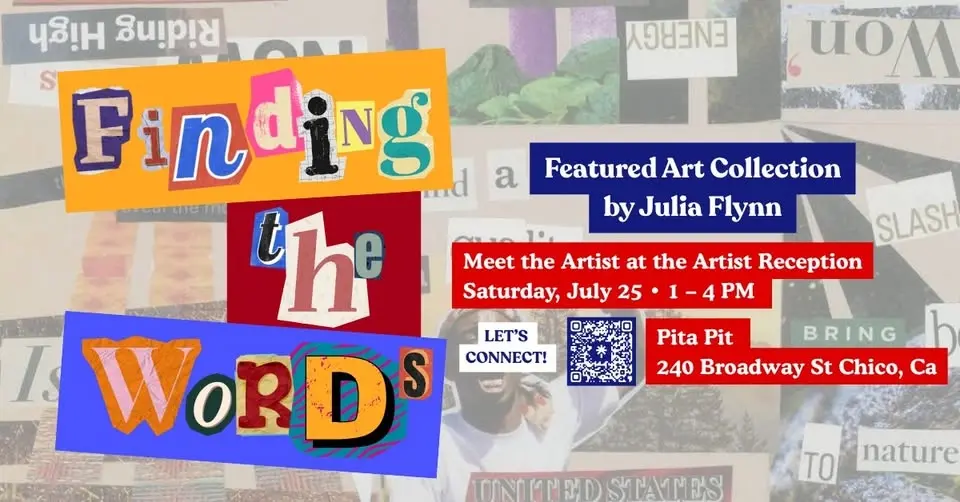 "Finding The Words" Artist Reception at Pita Pit