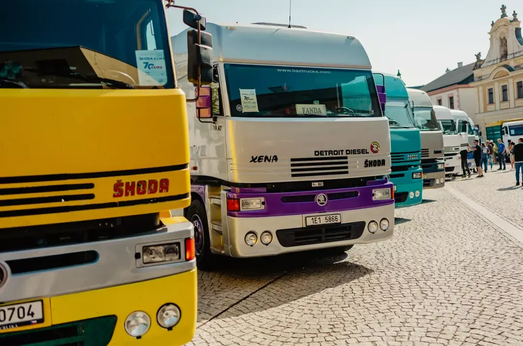 10. ročník srazu majitelů nákladních automobilů Škoda a Liaz v Mnichově Hradišti