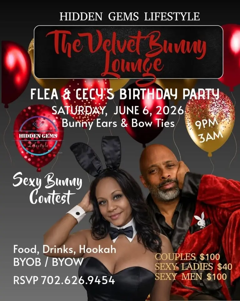 The Velvet Bunny Lounge, Flea & Cecy Birthday Party