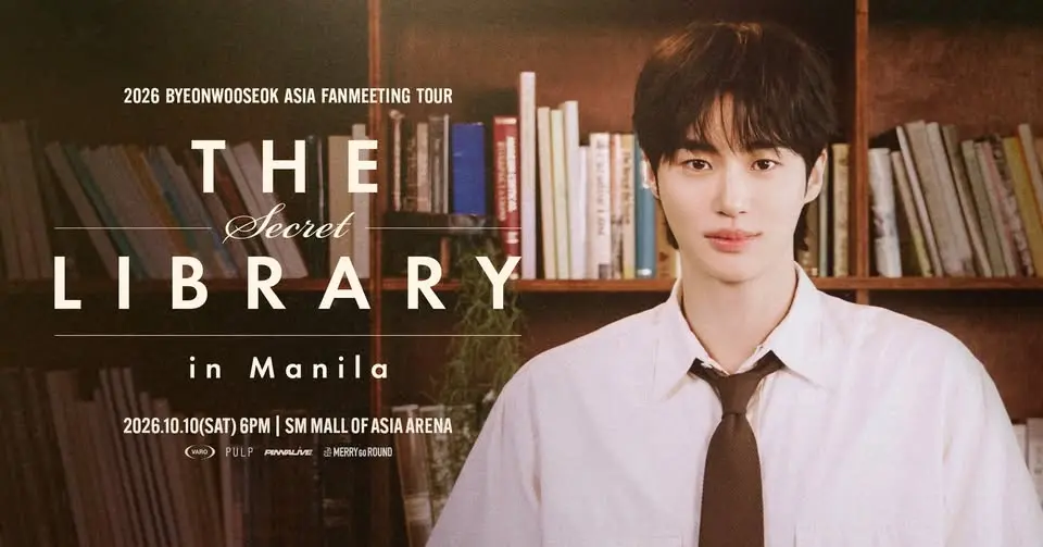 2026 ByeonWooSeok Asia Fanmeeting Tour <The Secret Library> in Manila