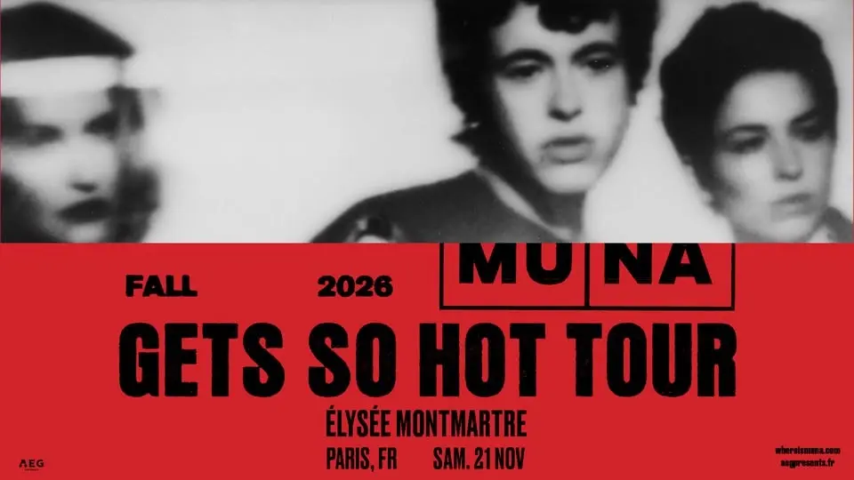 MUNA · Élysée Montmartre, Paris · 21 novembre 2026