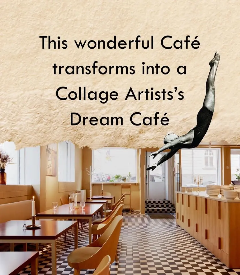Collage Art Pop-Up Cafe