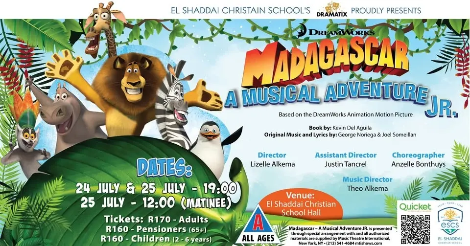 Madagascar – A Musical Adventure Jr. | El Shaddai Christian School's Annual Dramatix Production