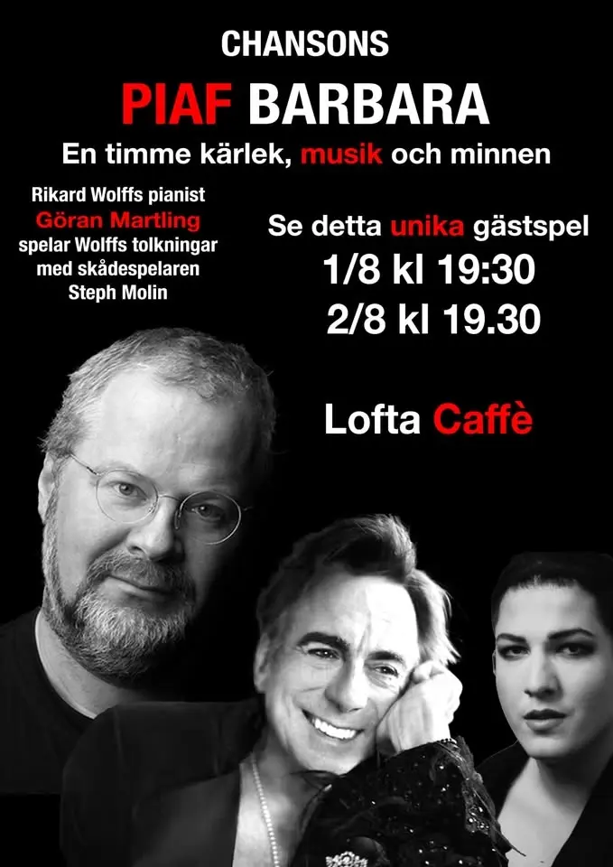 Göran Martling o Steph Molin spelar Rickard Wolff tolkningar