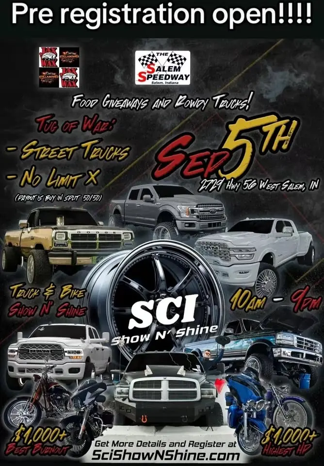 SCI SHOW N SHINE at the Salem Speedway