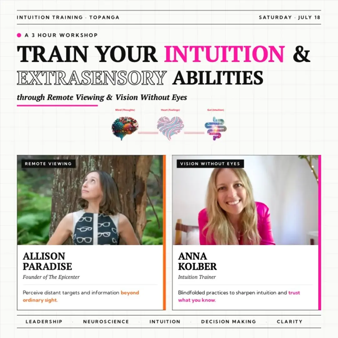 Train your Intuition & Extrasensory Abilities
