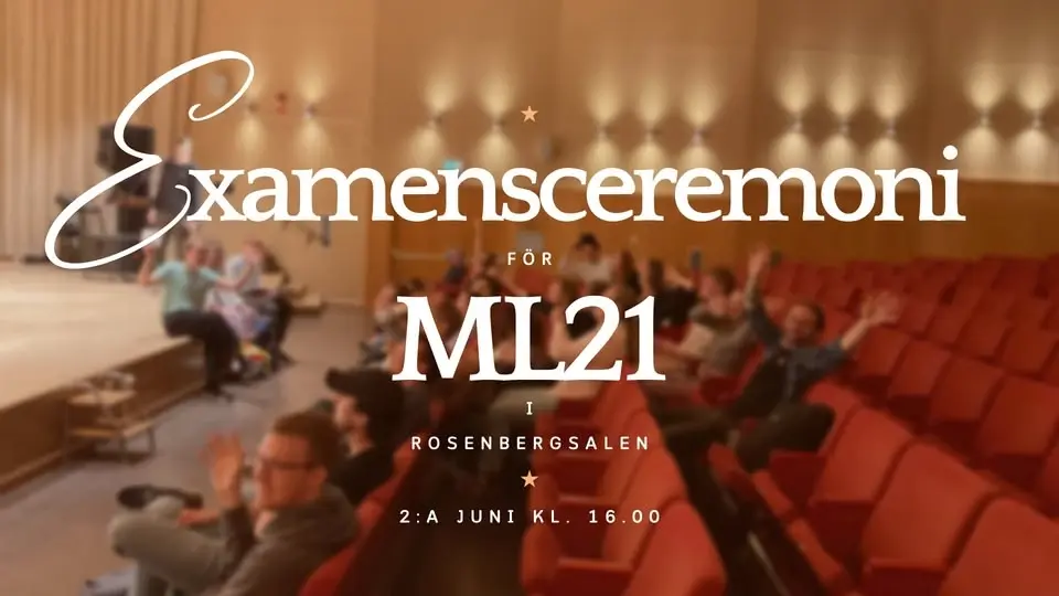 Examensceremoni för ML21