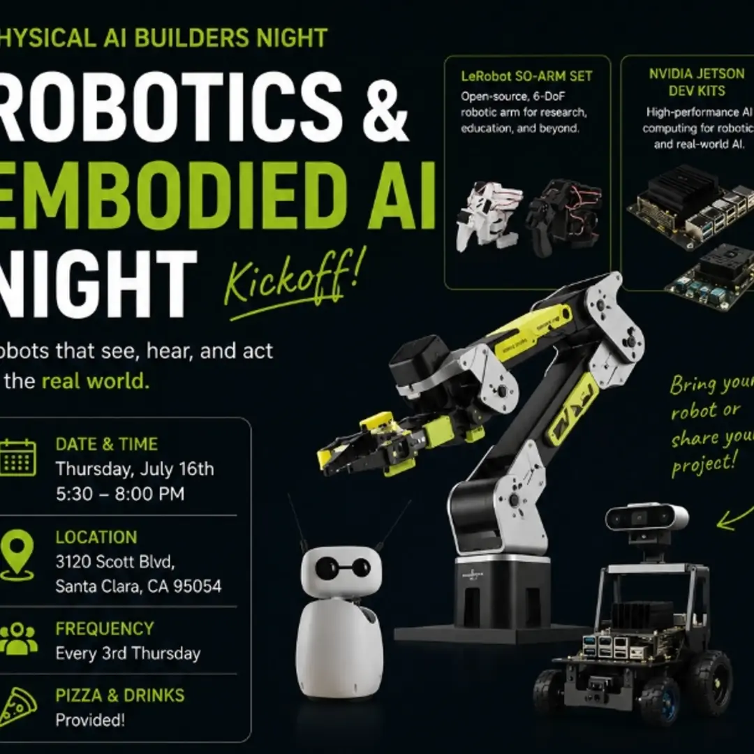 Physical AI Builders Night - đ€ Robotics & Embodied AI