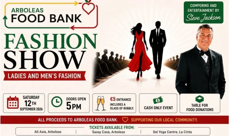 FASHION SHOW FUNDRAISER FOR ARBOLEAS FOOD BANK